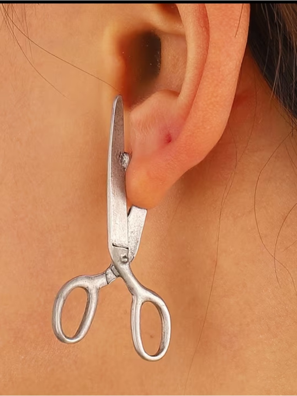 Scissor Shaped Stud Earrings